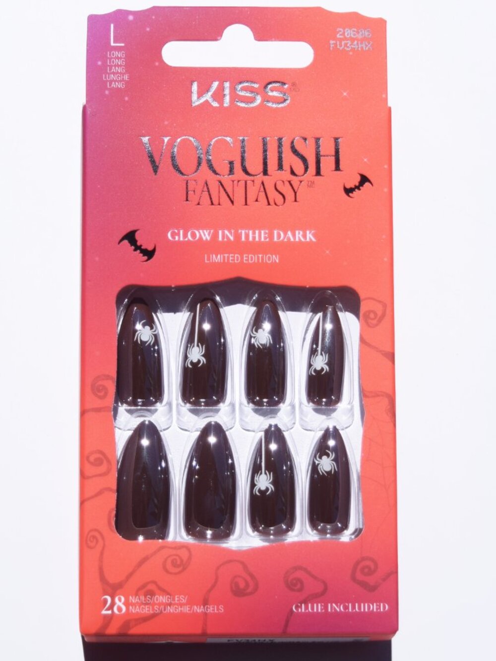 KISS Voguish Fantasy Glow-In-The-Dark Halloween Nails / Cosmic Area